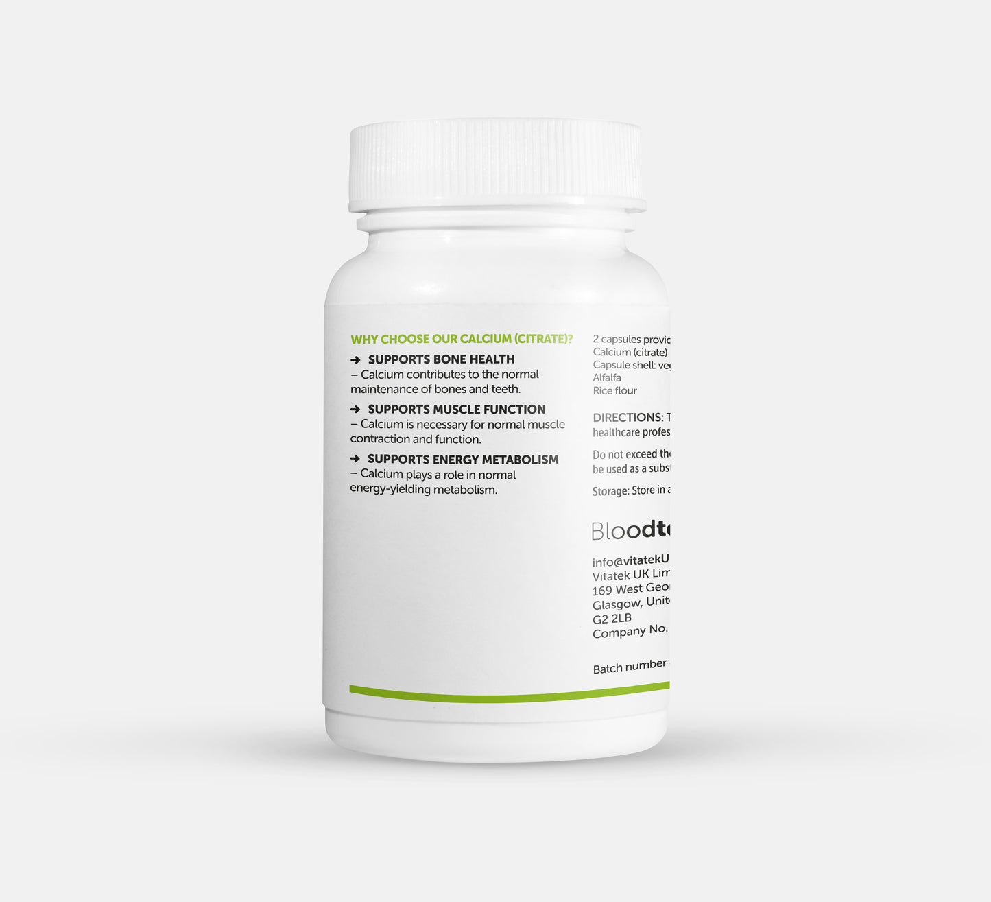 Calcium (Citrate) 200mg