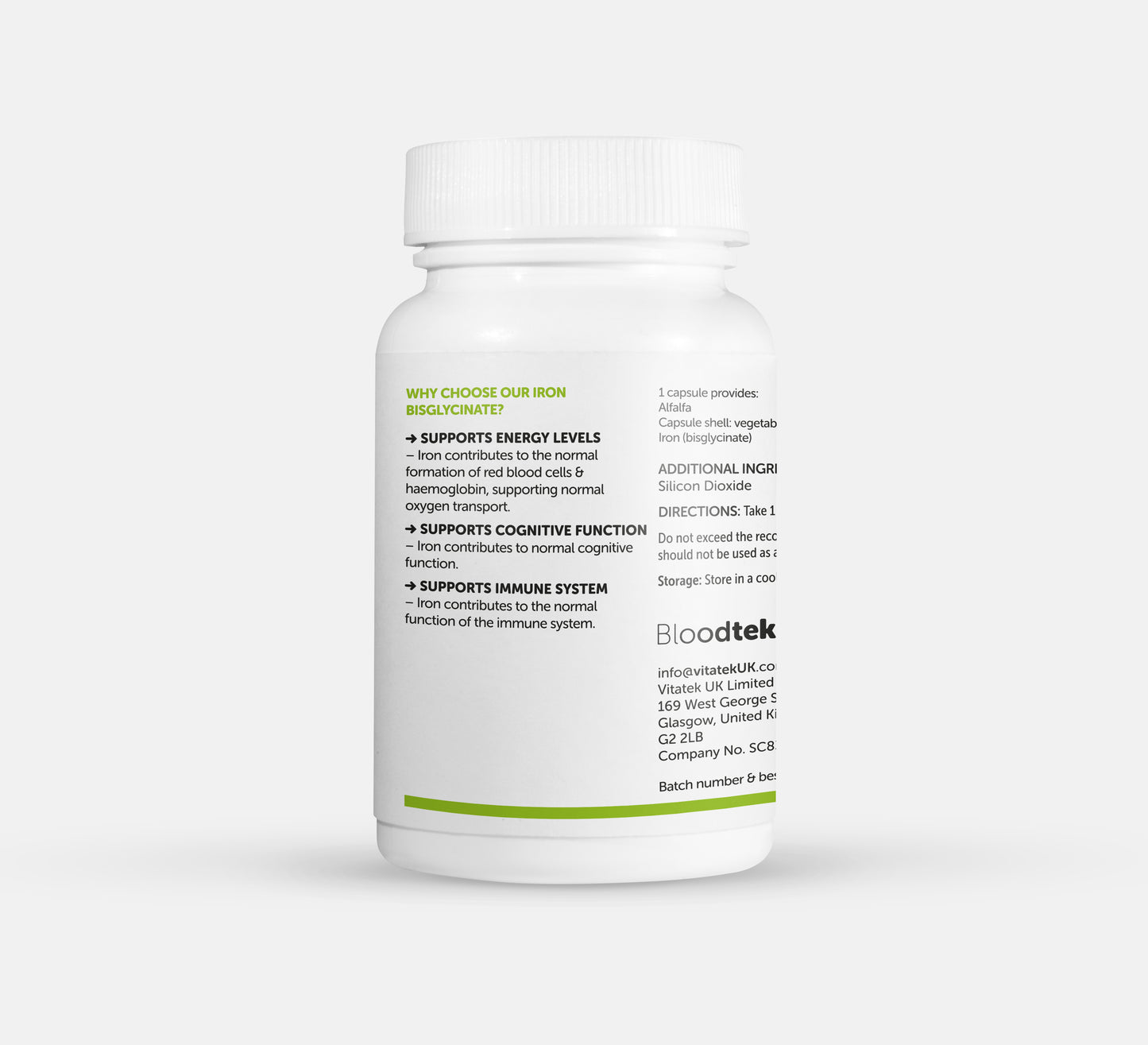 Iron (Bisglycinate) 50mg