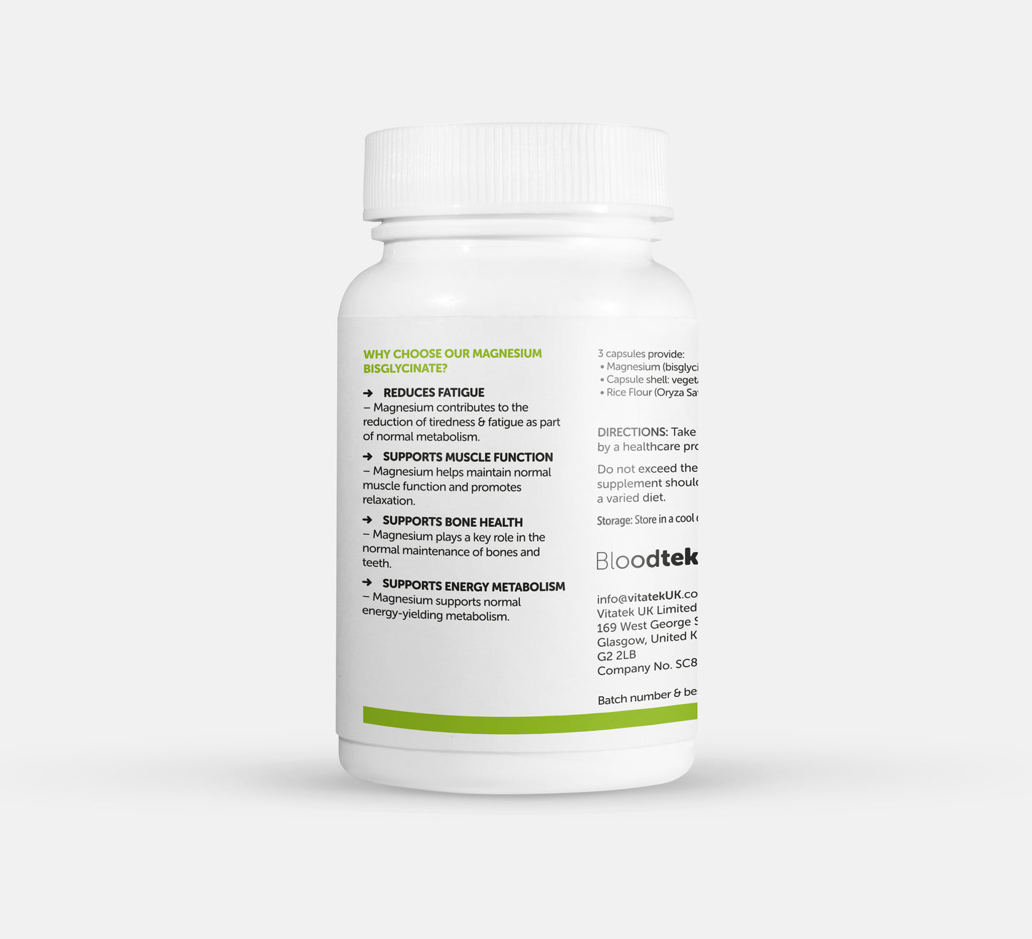 Magnesium (Bisglycinate) 200mg