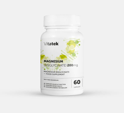 Magnesium (Bisglycinate) 200mg